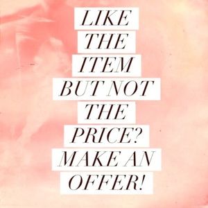 Offers Welcome! 😊